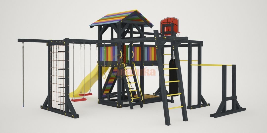 Детская площадка Савушка 2 BLACK